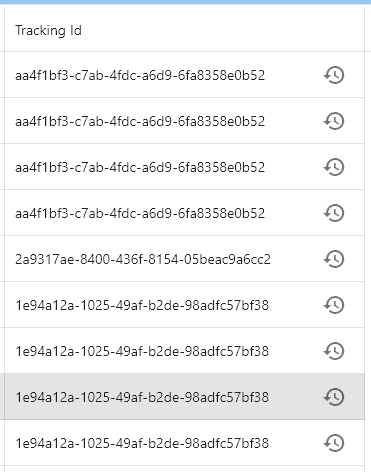 Tracking Id Column